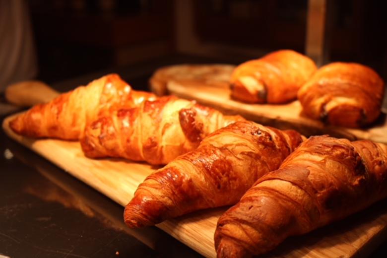 Croissants in the Café