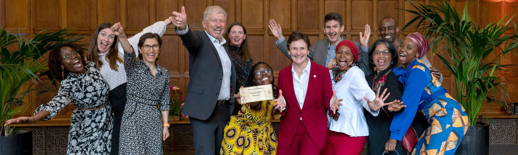 Africa Oxford Initiative celebrate winning a Vice Chancellors award