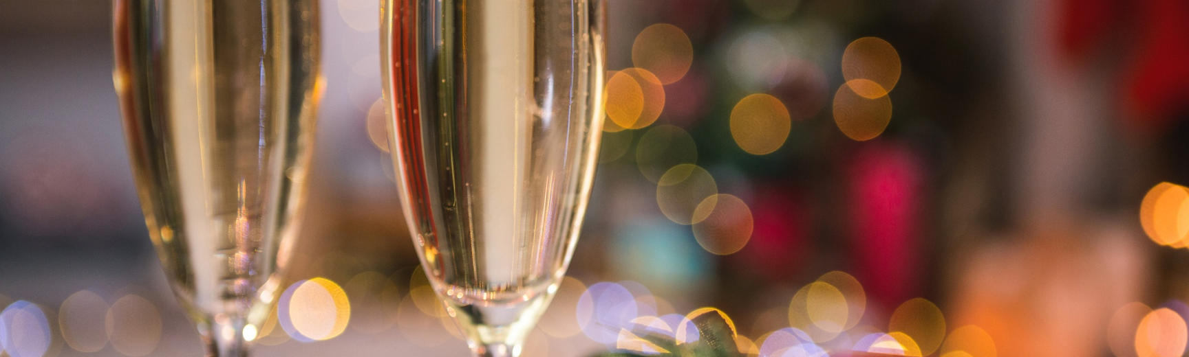 christmas champagne dinner