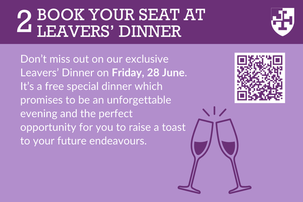 2 leavers dinner