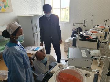 ethiopia training for the newborn breathing device