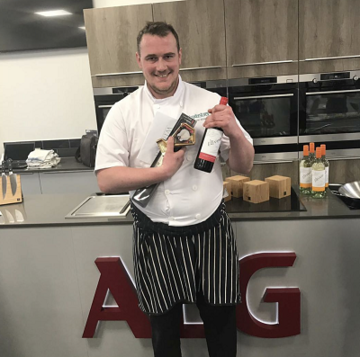 DJ with his award