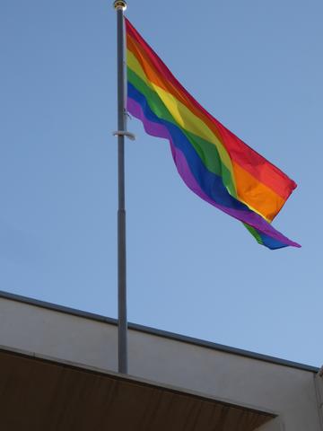 rainbow flag large