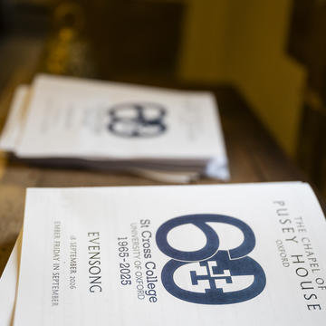60th Anniversary Evensong orders of service